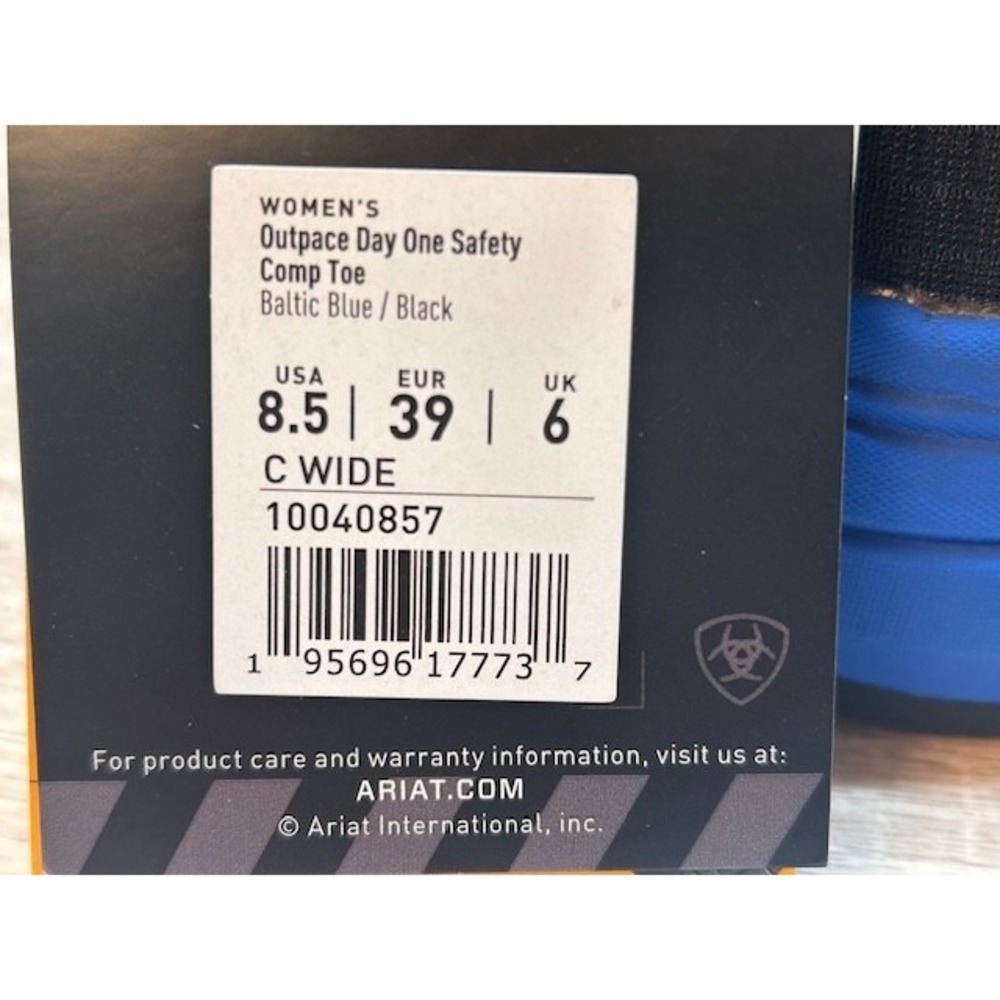 Ariat Women's Outpace Composite Toe EH Slip Resistant Safety Shoes NIB Size 8.5W - Picture 10 of 15